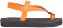 Giuseppe Zanotti Pursuit leren sandalen Oranje - Thumbnail 1