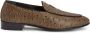 Giuseppe Zanotti Rudolph leren loafers Bruin - Thumbnail 1