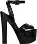 Giuseppe Zanotti Sandalen met plateauzool Zwart - Thumbnail 1