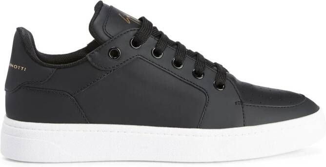 Giuseppe Zanotti Sneakers met geperforeerd detail Zwart