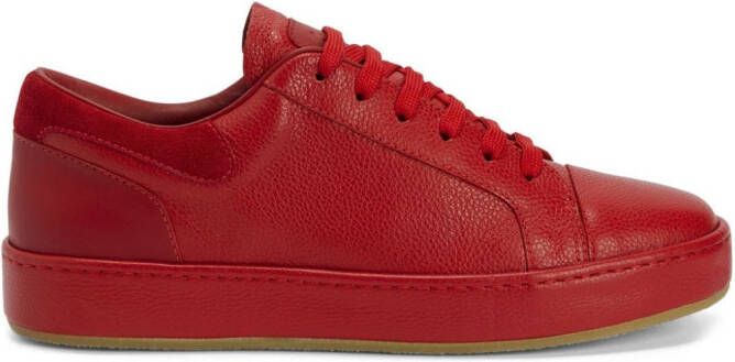 Giuseppe Zanotti Sneakers met logopatch Rood