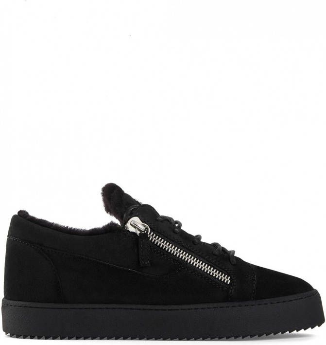 Giuseppe Zanotti Sneakers met zijrits Zwart