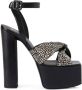 Giuseppe Zanotti Souree sandalen verfraaid met kristal Zwart - Thumbnail 1