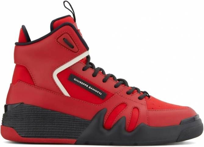 Giuseppe Zanotti Talon high-top sneakers Rood