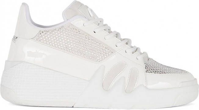 Giuseppe Zanotti Talon sneakers verfraaid met stras Wit