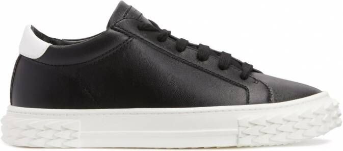 Giuseppe Zanotti Tweekleurige sneakers Zwart