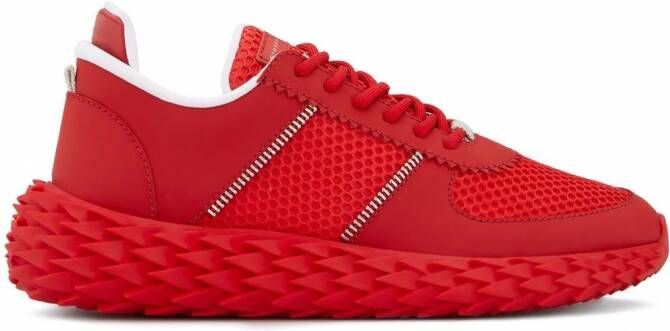 Giuseppe Zanotti Urchin low-top sneakers Rood