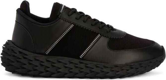 Giuseppe Zanotti Urchin sneakers met vlakken Zwart