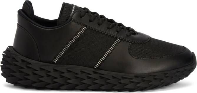 Giuseppe Zanotti Urchin sneakers met vlakken Zwart