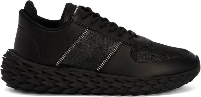 Giuseppe Zanotti Urchin sneakers met vlakken Zwart