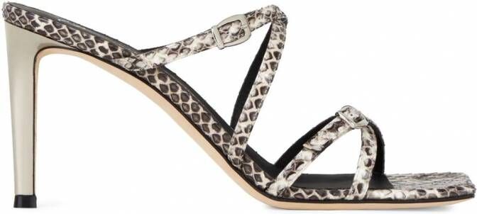 Giuseppe Zanotti Vanilla Soft Punk sandalen Grijs