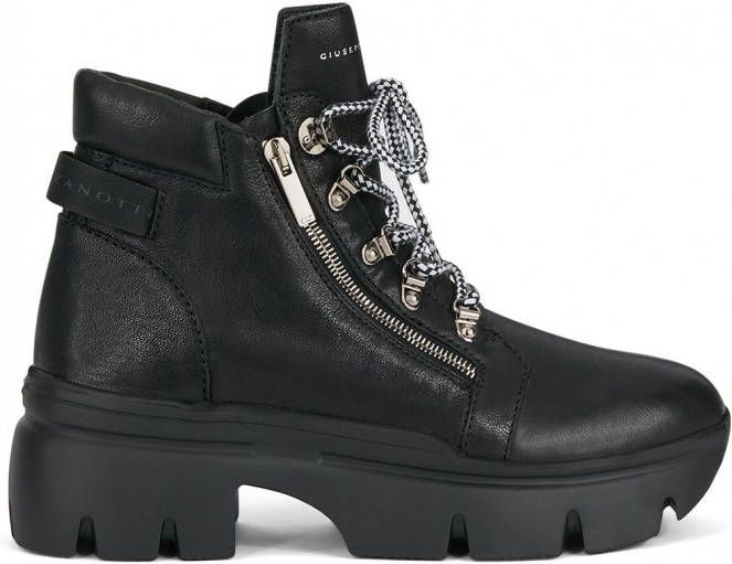 Giuseppe Zanotti Veterlaarzen met chunky zool Zwart