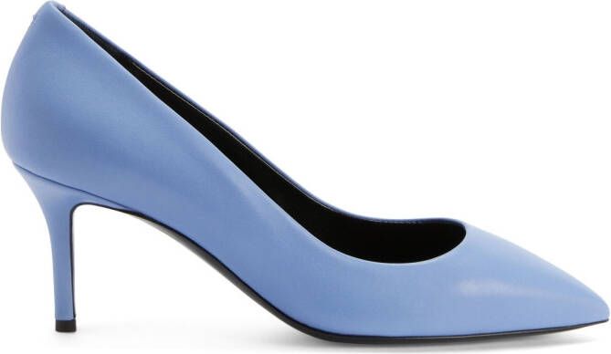 Giuseppe Zanotti Virgyn leren pumps Blauw