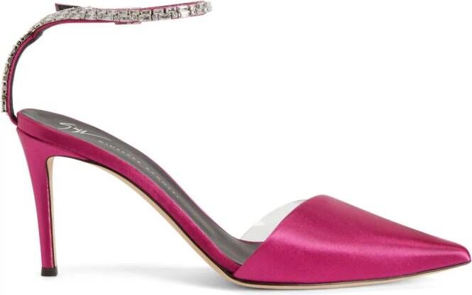 Giuseppe Zanotti Xenya pumps met kristal Roze