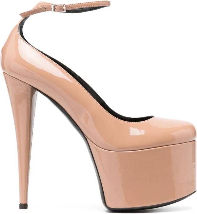 Giuseppe Zanotti Yana pumps met plateauzool Beige