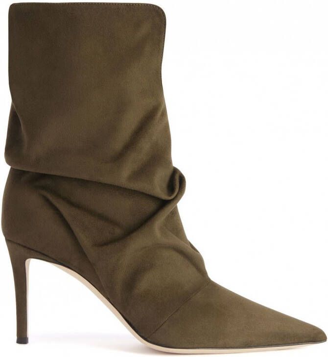 Giuseppe Zanotti Yunah slouchy laarzen Groen