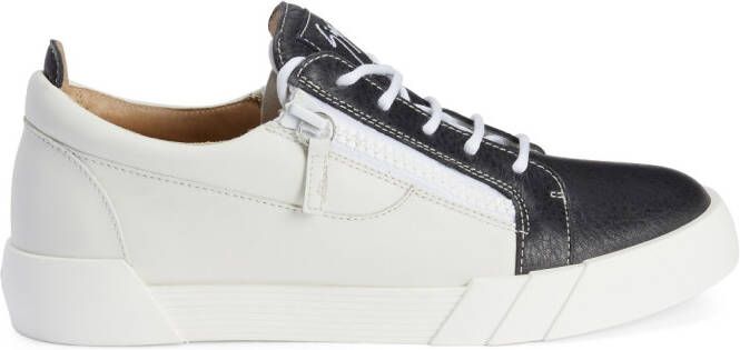 Giuseppe Zanotti Leren sneakers Wit