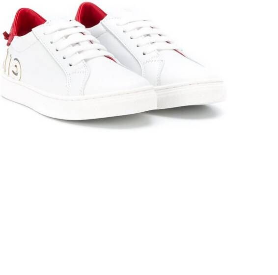 Givenchy Kids Sneakers met logoprint Wit