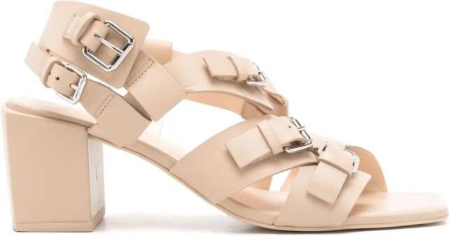 Gloria Coelho Sandalen met gespbandje Beige