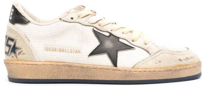 Golden Goose Ball Star leren sneakers Beige