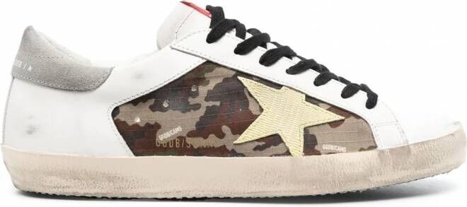 Golden Goose Sneakers met sterpatch Wit