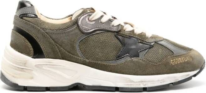 Golden Goose Dad-Star sneakers met gerafelde afwerking Groen