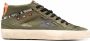 Golden Goose Gerafelde high-top sneakers Groen - Thumbnail 1