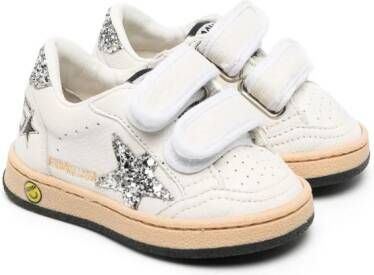 Golden Goose Kids Sneakers met klittenband Wit