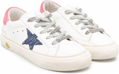 Golden Goose Kids Star low-top sneakers Wit