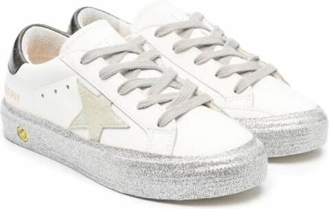 Golden Goose Kids Super-Star low-top sneakers Wit