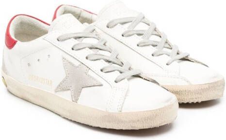 Golden Goose Kids Super-star low-top sneakers Wit