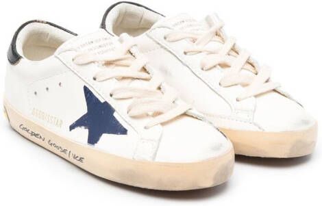 Golden Goose Kids Super-Star low-top sneakers Wit