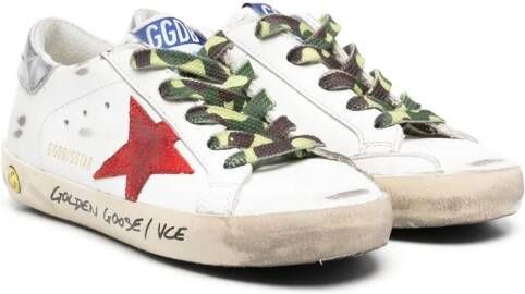 Golden Goose Kids Super-Star sneakers Wit