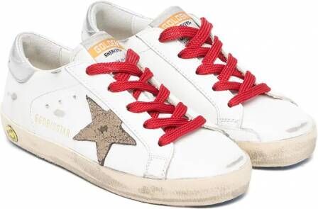 Golden Goose Kids Super-Star sneakers Wit