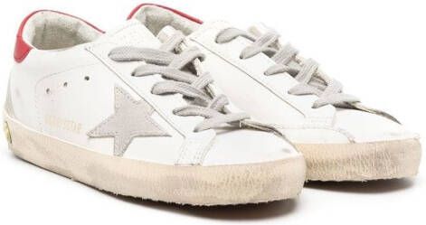 Golden Goose Kids Superstar sneakers Wit