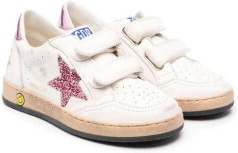 Golden Goose Kids Superstar sneakers met klittenband Wit