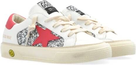 Golden Goose Kids Vintage Havana leren sneakers Wit