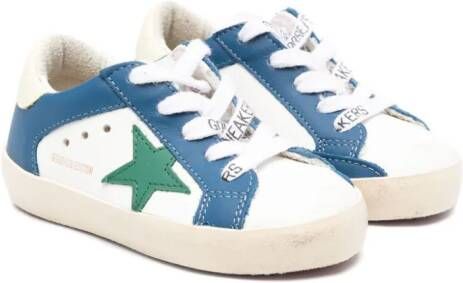 Golden Goose Kids x Bonpoint sneakers met colourblocking Blauw