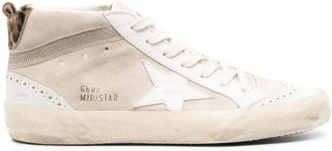 Golden Goose Mid Star suède sneakers Beige