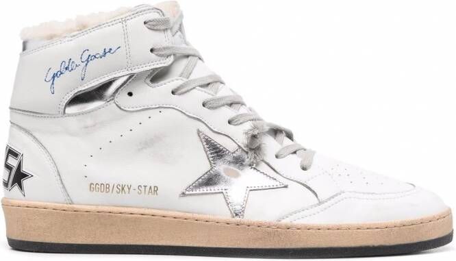 Golden Goose Sky-Star sneakers Wit