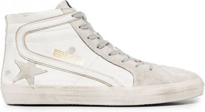 Golden Goose Sneakers met sterpatch Wit