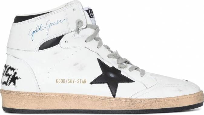 Golden Goose Sneakers met sterpatch Wit