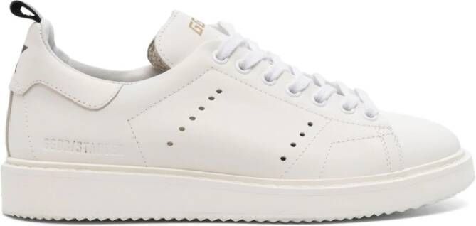 Golden Goose Starter leren sneakers Wit