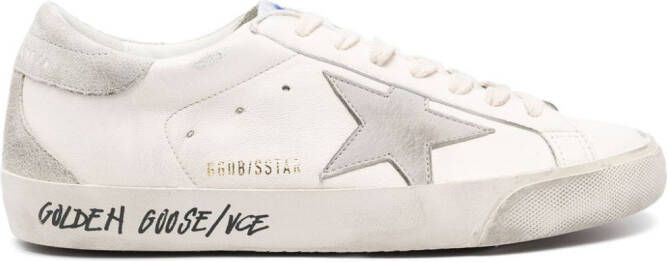 Golden Goose Super Star leren sneakers Wit