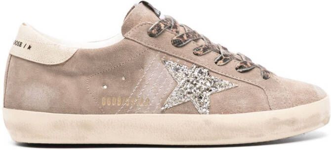 Golden Goose Super-Star suède sneakers Beige