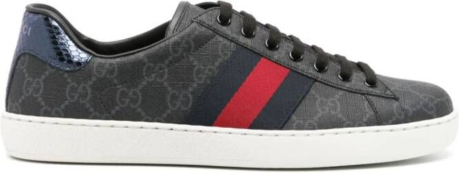 Gucci Ace GG Supreme sneakers Zwart