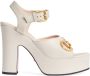 Gucci Horsebit sandalen met plateauzool Wit - Thumbnail 1