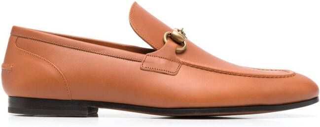 Gucci Horsebit leren loafers Bruin