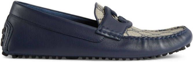 Gucci Loafers met GG-logo Blauw