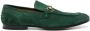 Gucci Jordaan loafers met horsebit detail Groen - Thumbnail 1